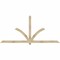 Ekena Millwork Redmond Rough Sawn Timber Gable Bracket, Douglas Fir, 108"W x 49"H x 4"D x 4"F, 11/12 Pitch GBW108X49X0404RED00RDF - alternate 1